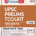 Forum IAS UPSC Prelims Topic Wise PYQ 2026-27