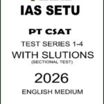 IAS Setu CSAT  With Slutions Sectional Test 01 To 4 2026 English Medium
