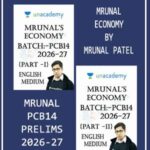 MRUNAL PATEL ECONOMY BATCH PCB14 RAFTAAR PRELIMS 2026-27 (Billingual)