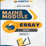 Sarrthi IAS Essay MMP Mains Module Notes 2026 (E)