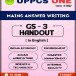 UPPCS Mains Answer Writing GS-3 Handouts English Medium