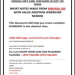 Indian Economy Short Notes By Mrunal Sir 2025-26 (E)