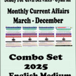 Gyan sir Monthly Current Affairs Study For Civil Services  Combo Set 2025