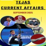 TEJ CIVILS TEJAS CURRENT AFFAIRS SEPTEMBER 2025 | RPSC EXAM