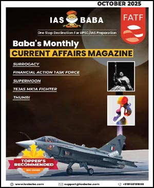 IAS Baba Current Affairs Monthly Magazine October 2025