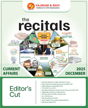 Vajiram & Ravi The Recitals Monthly Current Affairs December 2025