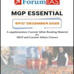 Forum IAS Monthly Prelims + Mains Epic Current Affairs December 2025 English Medium