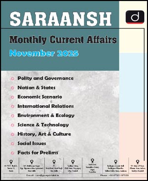 Drishti Ias Monthly Saraansh November 2025 English Medium