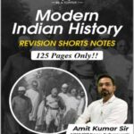 ITopper Modern Indian History Shorts Notes By Amit Kumar Sir