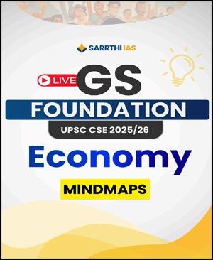 Sarrthi IAS Foundation Mind Maps Economy ENG Medium 2026
