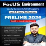 Understand UPSC Focus Environmrnt Yealy Magazine By Satyam Jain ENG Medium