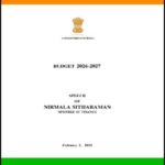 Government Of India Budget Speech of Nirmala Sitharaman 2026-27 ENG Medium