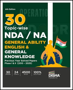Disha NDA/NA 30 Topic-Wise English and General Knowledge ENG Medium