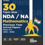 Disha 30 Topic-Wise NDA/NA Mathematics PYQ ENG Medium 2026
