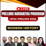 Sarrthi IAS Prelims Navigator Program Modern History ENG Medium