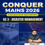 Understand UPSC Conquer Mains 2026 Disaster Management ENG Medium