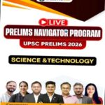 Sarrthi IAS Prelims Navigator Program Science and Technology  ENG Medium