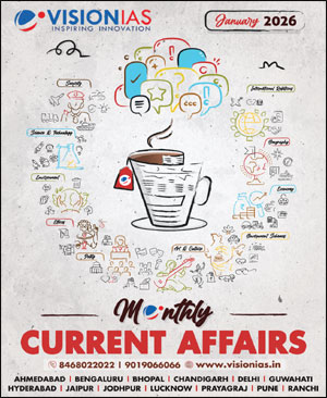 Vision IAS January 2026 Monthly Current Affairs Magazine ENG Medium