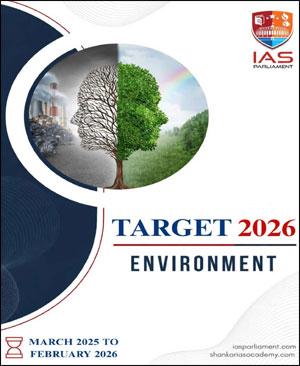 Environment Target  2026 Ias Parliament English