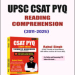Reading Comprehension UPSC Csat PYQ 2011-2025 By Rahul Singh English