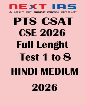 Prelims Csat Full Lenght Test 1 to 8 Next Ias Hindi Medium 2026