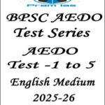 AEDO BPSC Prelims Test Series 1 To 5 Param Ias 2025 - 2026 English