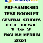 Pre Samiksha FLT Test 1 to 3 Level UP Ias  English Medium 2026