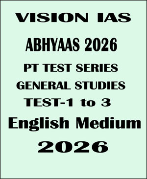 Vision IAS Prelims Abhyaas Test Serie 2026 English Medium