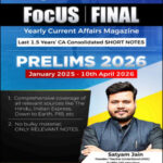 Focus Final Yearly January 2025 to 10 th April 2026 Current Affairs Magazine English