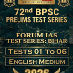 Forum IAS 72nd BPSC Prelims Test English 2026