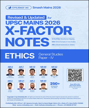 Civilsdaily IAS X-Factor Mains Notes 2026 Ethics English General Studies Paper – 4