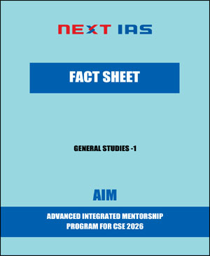 Next Ias AIM Fact Sheet Gs -1  Printed Notes English Medium