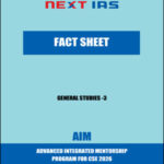 Next Ias AIM Fact Sheet Gs -3  Printed Notes English Medium