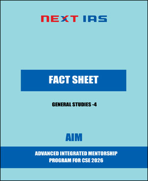 Next Ias AIM Fact Sheet Gs -4  Printed Notes English Medium