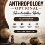 Harsh Nehara Anthropology Optional Handwritten Topper Notes English