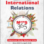 2026 Vision IAS Mains 365  International Relations Notes I Eng Medium