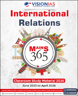 2026 Vision IAS Mains 365  International Relations Notes I Eng Medium