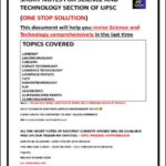 Neelesh Science & Technology Short Notes for UPSC | One Stop Solution | Complete Last Minute Revision