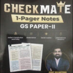 One Pager Pulse Ias Notes GS Paper - II Checkmate  By Amit Mangtani
