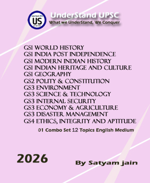 Understand UPSC CONQUER MAINS 2026 | GS Paper 1, 2, 3 & 4 (01 Combo Set 12 Topics) | UPSC Mains Printed Notes (E)