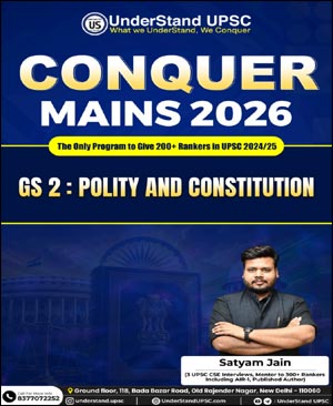 Understand UPSC CONQUER MAINS 2026 | GS Paper 2 Polity and Constitution | UPSC Mains Printed Notes (E)