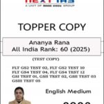 NEXT IAS Topper Copy 2026 by Ananya Rana (AIR 60 UPSC CSE 2025) | GS I, GS II, GS III, GS IV & FLT Test Copies | English Medium