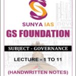 SUNYA IAS GS Paper 2 Governance Handwritten Class Notes (E)