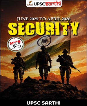 UPSC Saarthi IAS Mains 365 Security Printed Notes English Medium | UPSC CSE Mains Study Material 2026