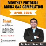 Only IAS Monthly Editorial April 2026 Mains Q&A Compilation | UPSC CSE Printed Notes