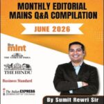 Only IAS Monthly Editorial June 2026 Mains Q&A Compilation | UPSC CSE Printed Notes