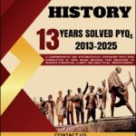 UPSC CSE HISTORY 13 YEARS SOLVED PYQs 2013-2025 by NEELESH