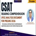 UPSC Analysis Document for Prelims 2026 Reading Comprehension CSAT (3rd Edition) | By Neelesh
