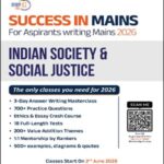 Study IQ IAS Success in Mains Indian Society & Social Justice Notes (E) | GS Paper I & II | Printed Notes