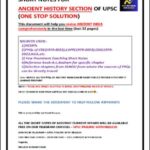 Civil Services with Neelesh Ancient History Short Notes for UPSC Prelims & Mains | One Stop Revision Guide (E)